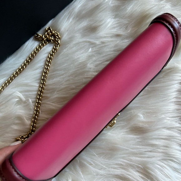 889 - Coach Hutton Clutch in Colorblock - Picture 5 of 14